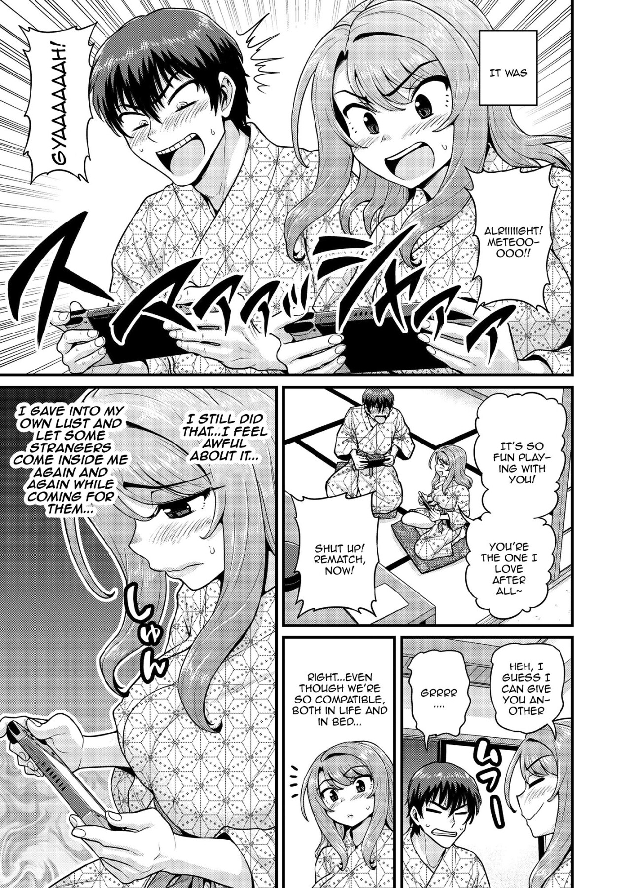 Hentai Manga Comic-Smashing With Your Gamer Girl Friend At The Hot Spring - NTR version-Read-62